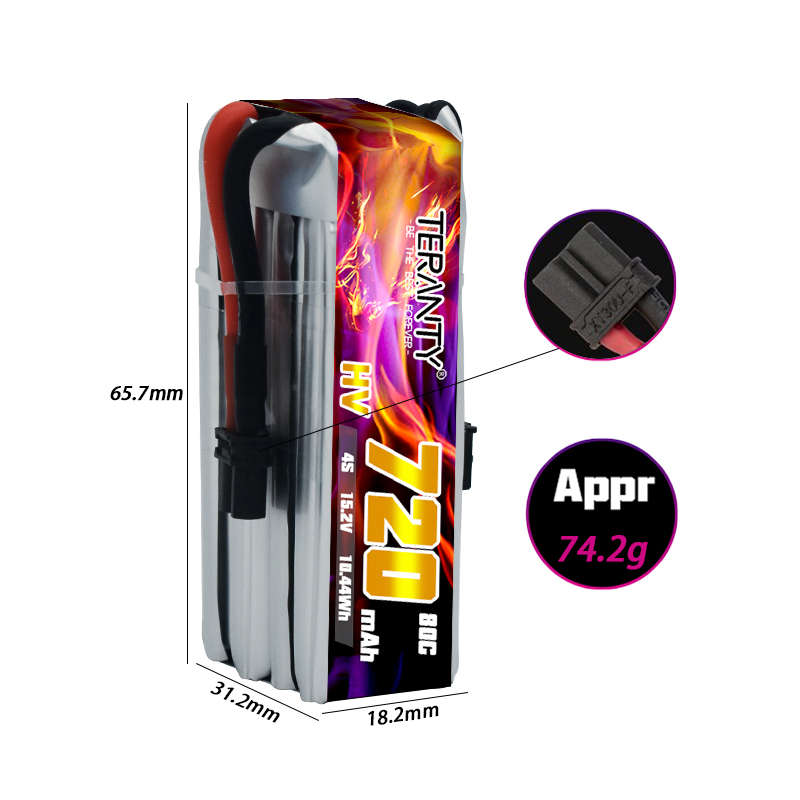 TERANTY 720mAh 4S 15.2V HV Bat - Drone Kit Racing ulasan dan harga