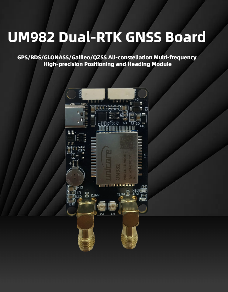 UM982 Antena Ganda Modul RTK G - Drone Kit Hexacopter ulasan dan harga